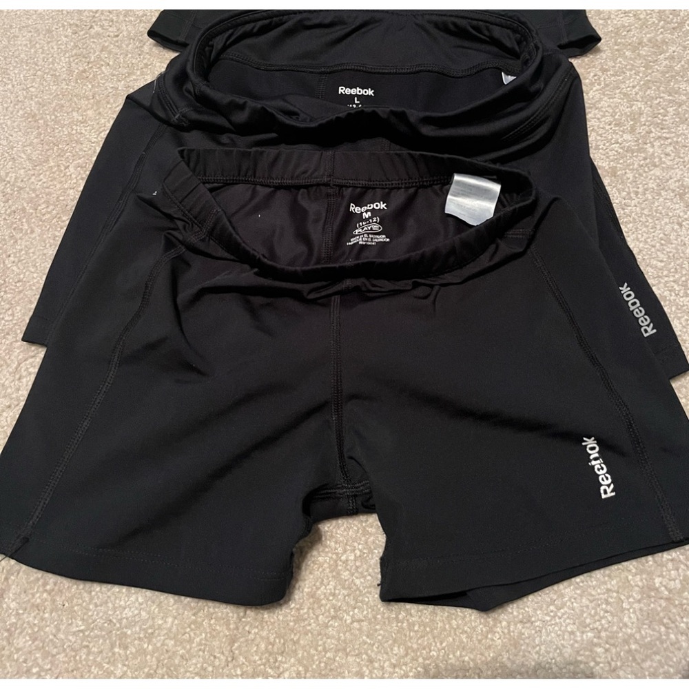Rebok Girls Athelic Shorts bundle $10 for 2 pair sz M and L